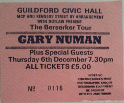 Guildford Ticket 1984